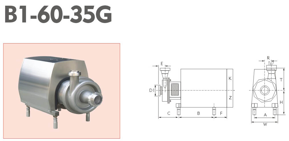 衛生離心泵B1-60-35G